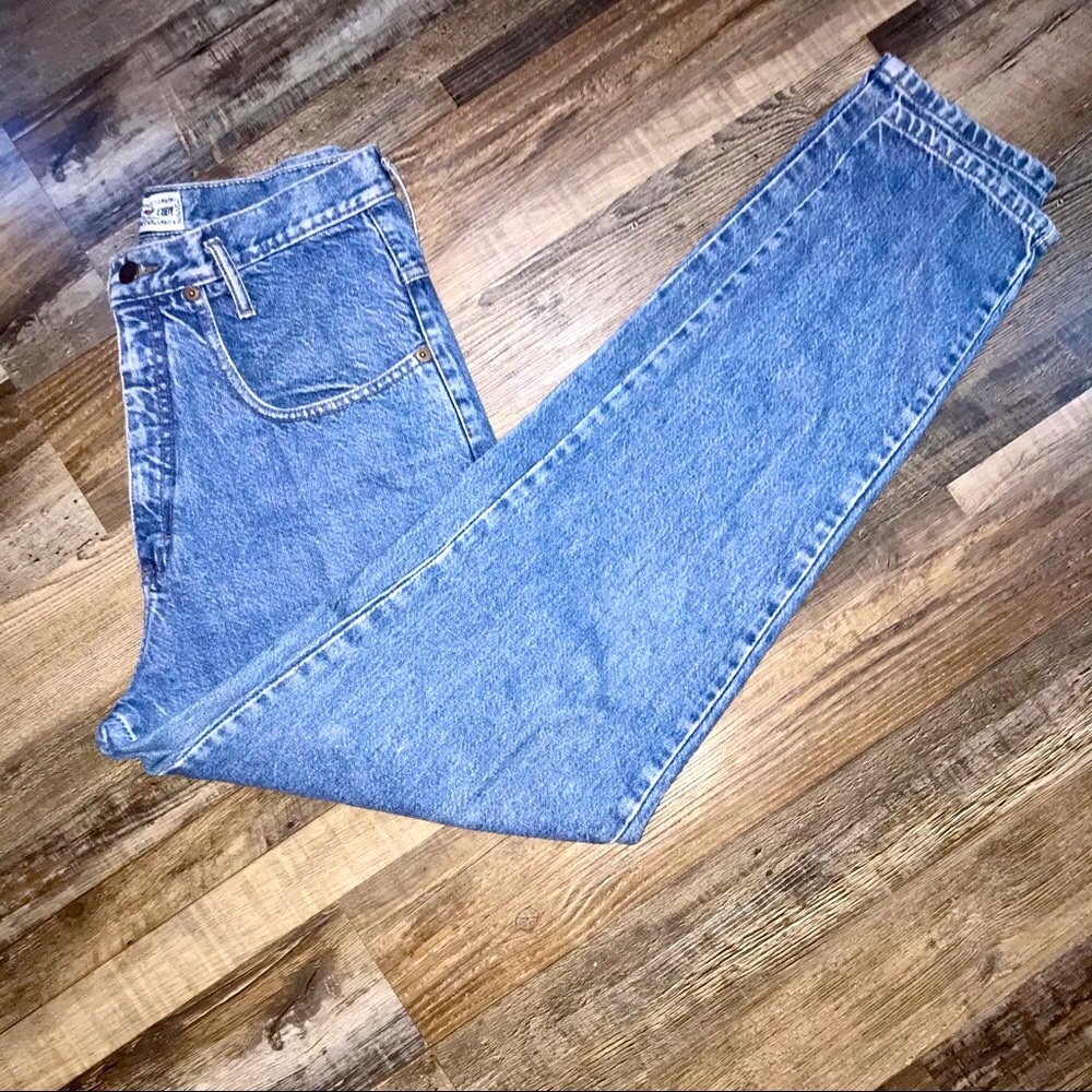 Vtg 80s RARE Star Cody High Waist Straight Leg Grunge Goth Mom Denim Jeans